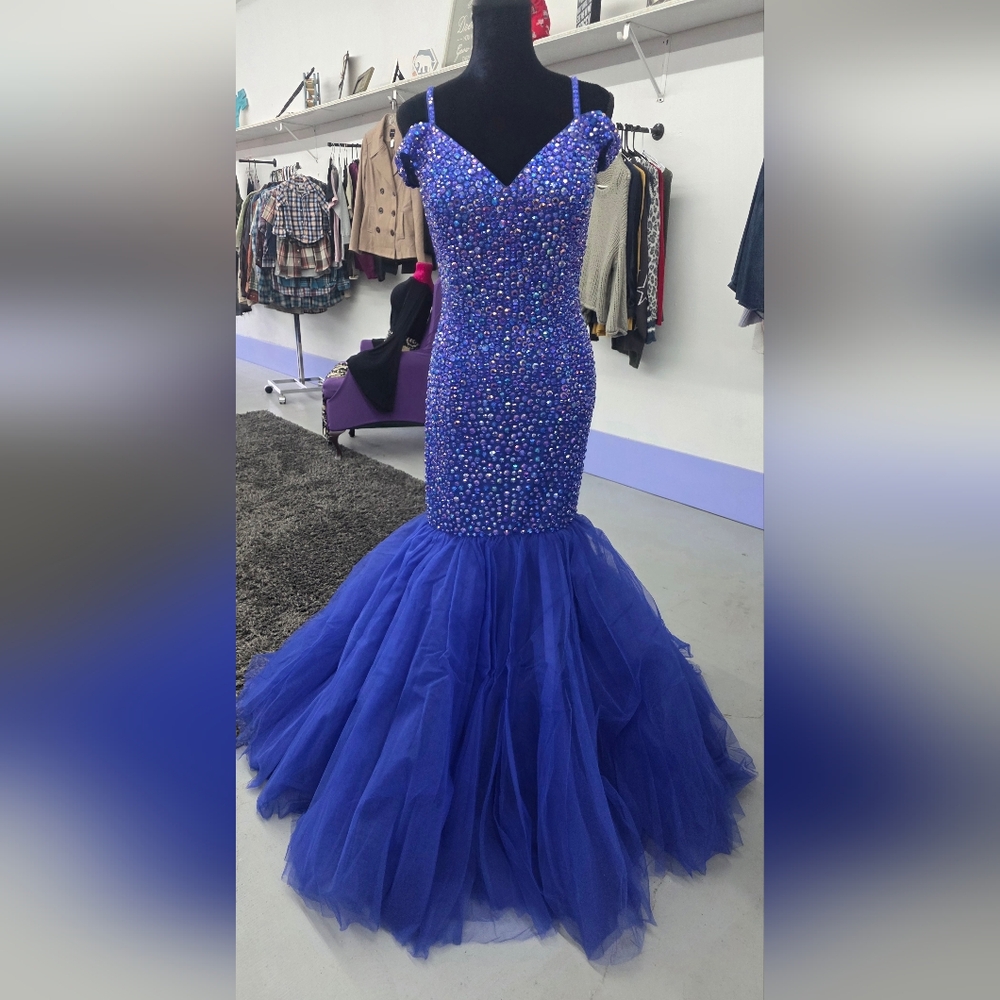 Sherri Hill Royal Blue Dress